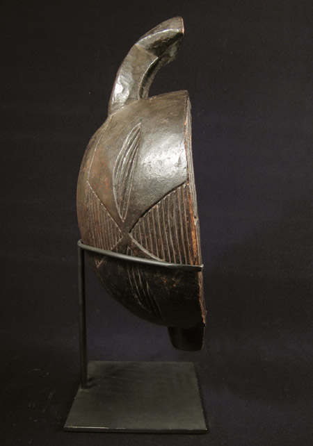 African Tribal Art - Wood bowl, Cameroon, left