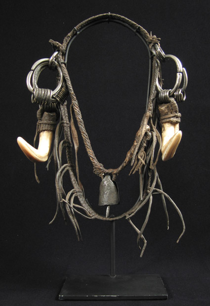Ethiopian headdress with tusks #5804