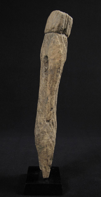 African Tribal Art - Wood tchitcheri figure, Moba, Togo, left side