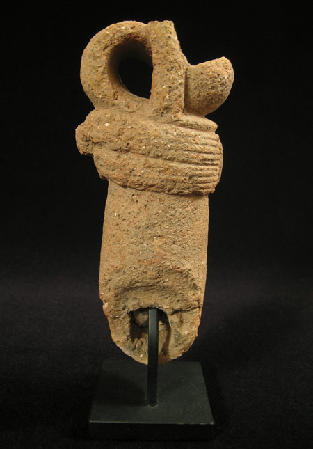 African Tribal Art - Terracotta fist, Nok, Nigeria, back