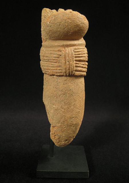 African Tribal Art - Terracotta fist, Nok, Nigeria, left