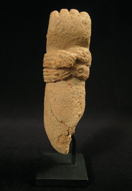 African Tribal Art - Terracotta fist, Nok, Nigeria, right