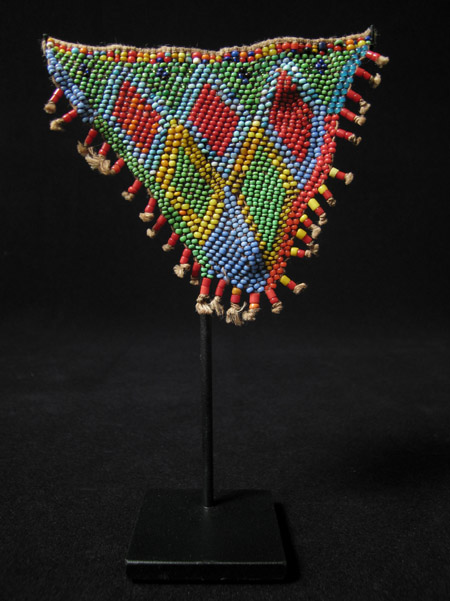 African Tribal Art - Beaded cache-sex, Kirdi, Cameroon