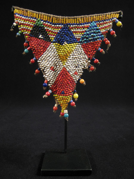 African Tribal Art - Beaded cache-sex, Kirdi, Cameroon