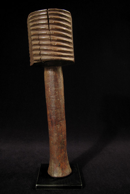 African Tribal Art - Tapa beater, D.R. Congo, right