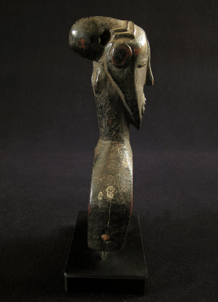African Tribal Art - Heddle pulley, Guro, Ivory Coast, left