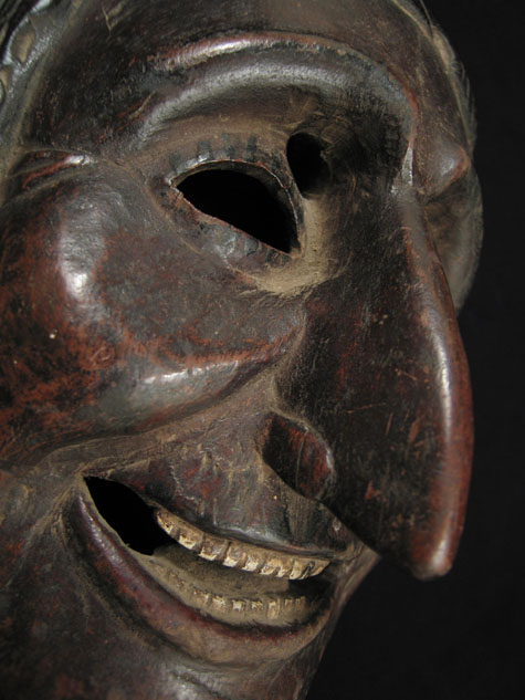 Art of the Americas - Dance mask, Guatemala, detail
