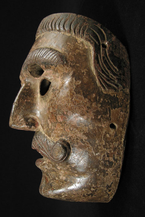 Art of the Americas - Dance mask, Guatemala, left side