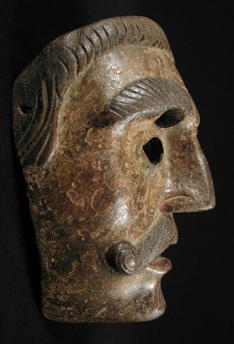 Art of the Americas - Dance mask, Guatemala, right side