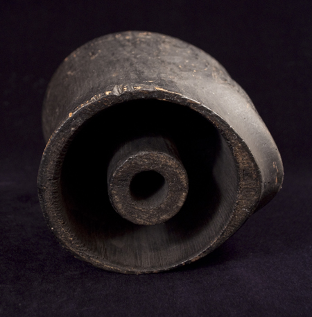 Hat mold, bottom view