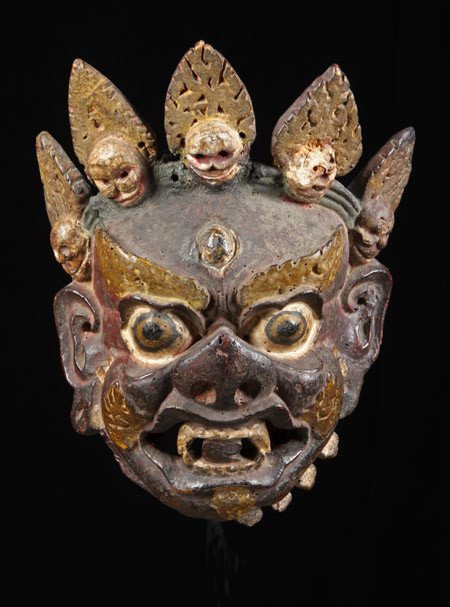 Asian Tribal Art - Mahakala mask, Tibet