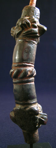 Asian Tribal Art - Drum striker, Nepal, detail back
