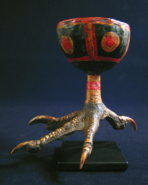 Asian Tribal Art - Shaman's cup, Nuosu culture, China