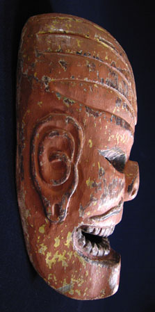 Asian Tribal Art - Mask, Minority people, China, left side