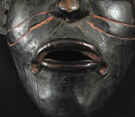 Asian Tribal Art - Mask, Monpa-Sherdukpen, Bhutan, mouth