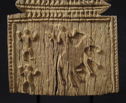 Asian Tribal Art - Territory marker, Nepal, detail bottom