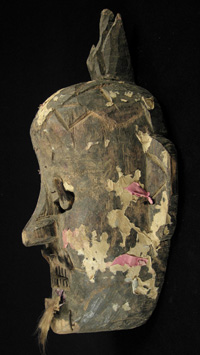 Asian Tribal Art - Shaman's mask, Yao people, Laos, right side