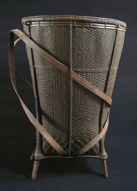 Asian Tribal Art - Carrying basket, Vietnam, left