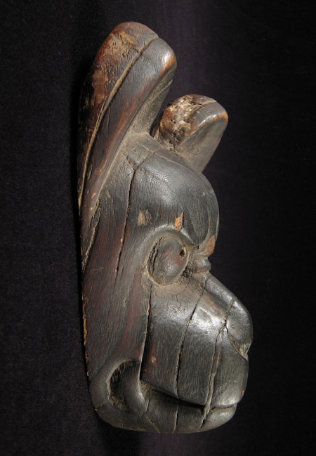 Asian Tribal Art - Fox puppet head, Japan, left
