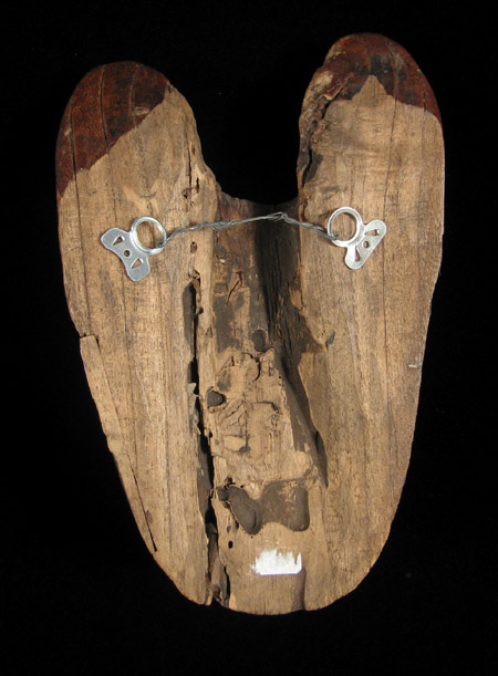Asian Tribal Art - Fox puppet head, Japan, back
