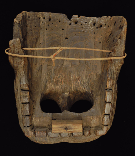 Dragon mask, China - back view