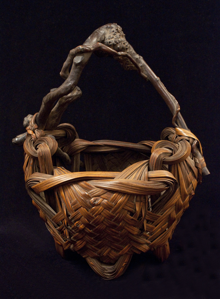 Antique Ikebana basket, Japan