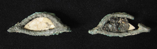 Curiosities - Bronze eyes, Egypt, back