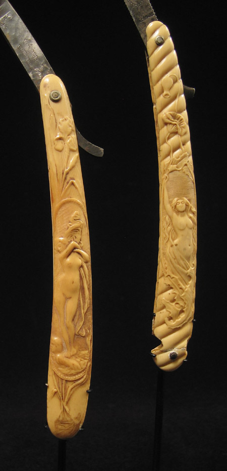 Curiosities - Set of three razors, Europe, detail 2