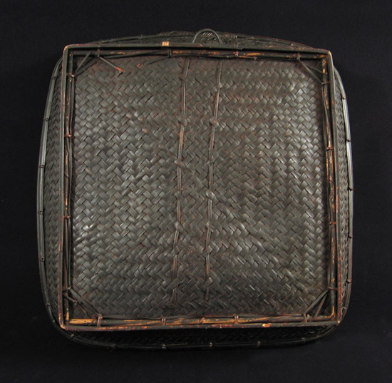 Designer Gallery - Winnowing basket, Philippines, back