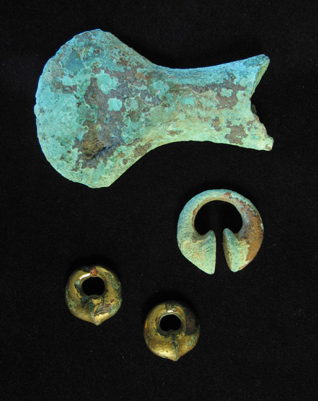 Indonesian Tribal Art - Bronze items, Java, back view