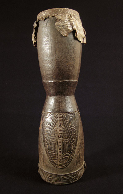 Oceanic Art - Kundu drum, Schouten Islands, Papua New Guinea