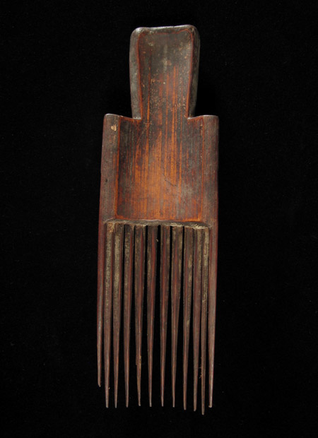 Oceanic Art - Bamboo comb, Huon Peninsula, Papua New Guinea, back
