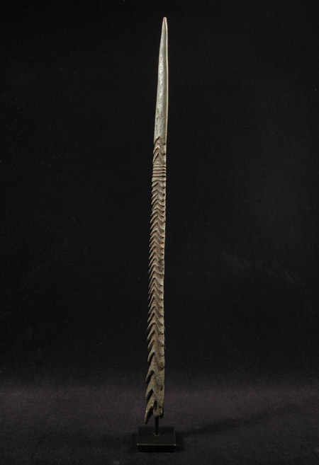Oceanic Art - Spear tip, Schouten Island, Papua New Guinea, back