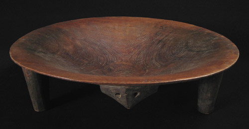 Oceanic Art - Wood kava-kava bowl, Fiji Islands